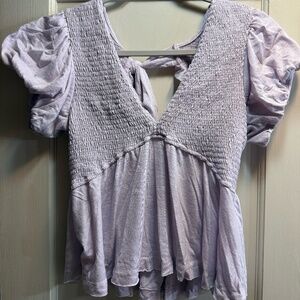 LIGHT PURPLE CUTE TOP